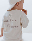 Organic Oversize Shirt - Sand Cookie Lover - SALE