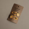 Hair Clips - Pure Lemon - Pack of 2