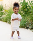 Organic Muslin Shorts - Sand