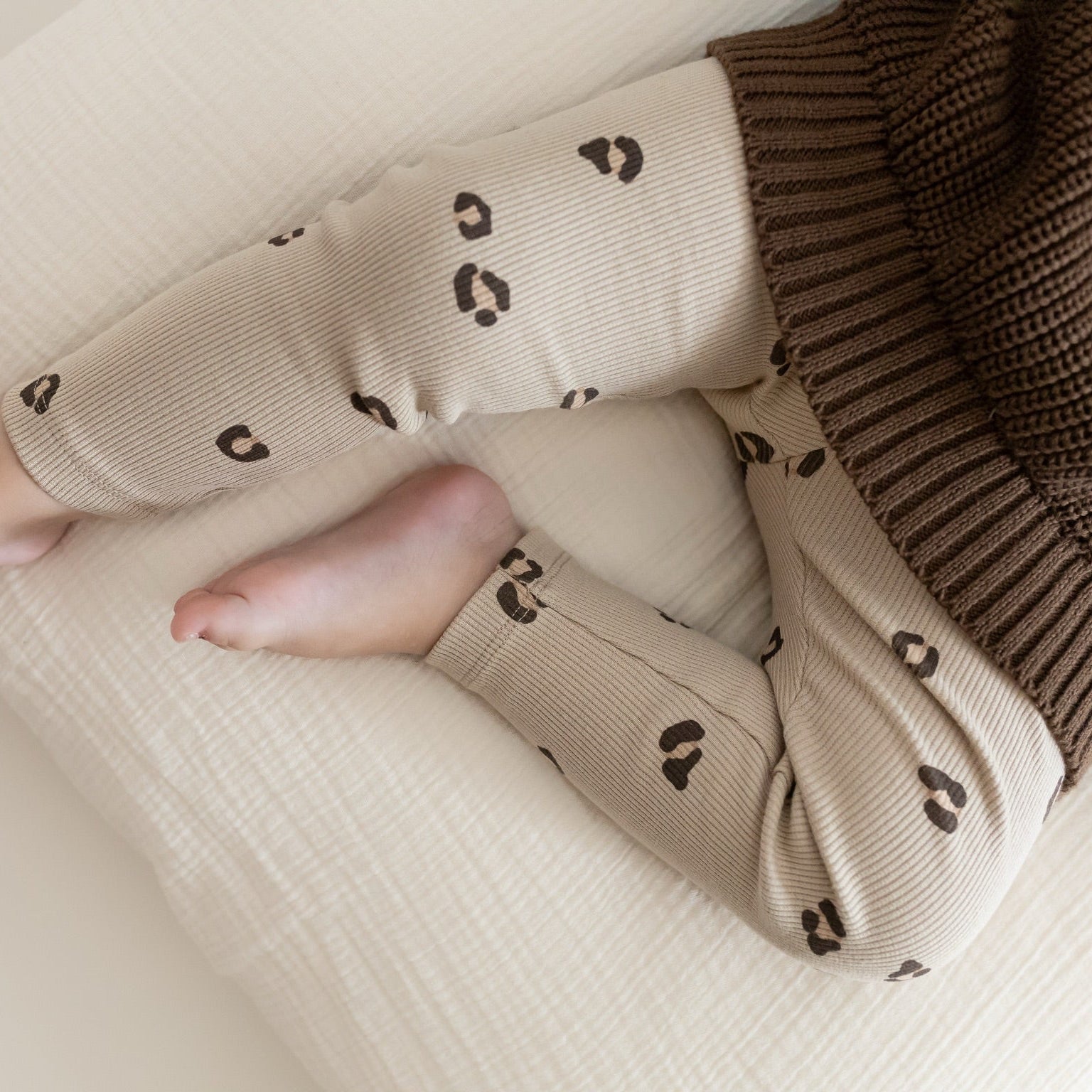 Organic Rib Leggings - Leo