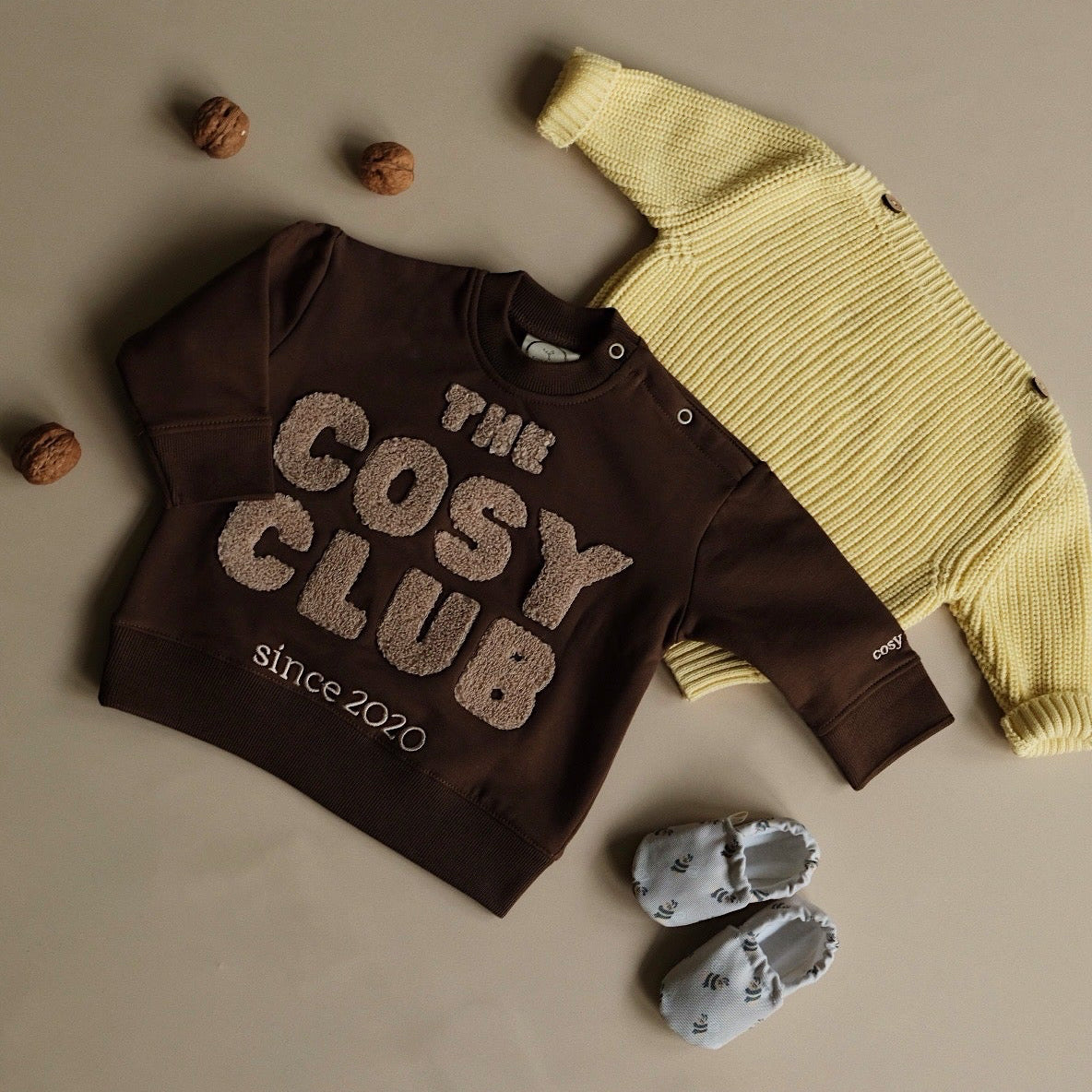 Family Sweatshirt - Chocolate Brown - The Cosy Club
