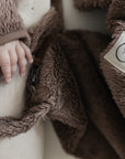 Organic Teddy Mum Bag - Mocha - SALE