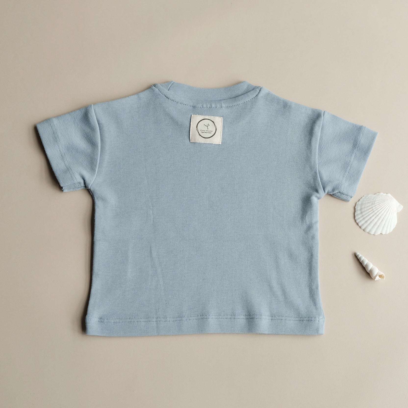 Organic Oversize Shirt - Dusty Blue - SALE