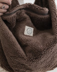 Organic Teddy Mum Bag - Mocha - SALE
