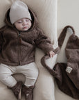 Organic Teddy Mum Bag - Mocha - SALE