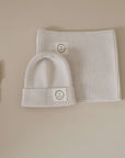 Organic Knit Scarf - Sand