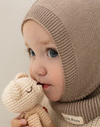 Organic Knit Balaclava - Caramel