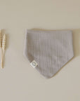 Organic Muslin Bibs - Dusty Rose/Caramel - SALE