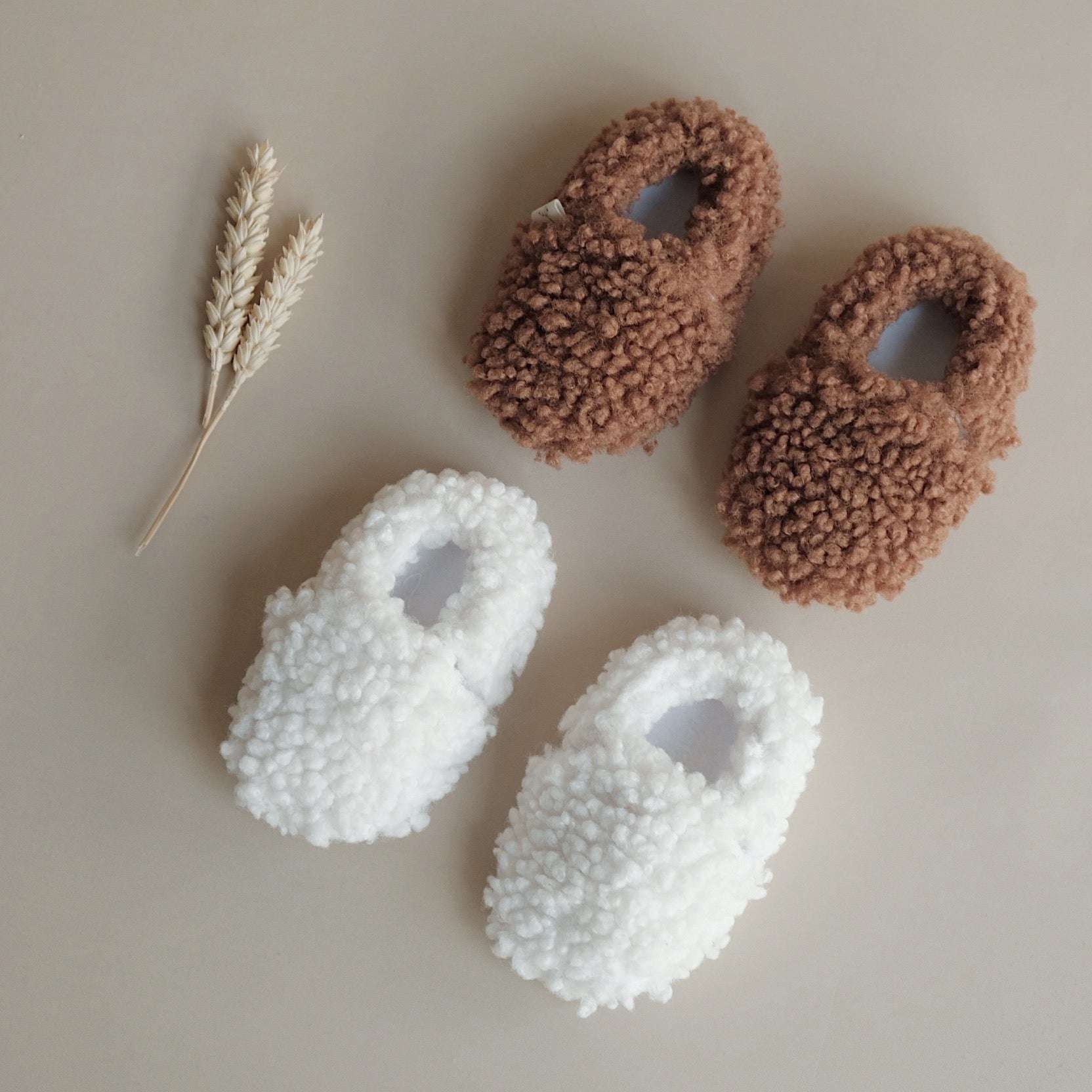 Vegan Shoes - Cosy Roots - Teddy Shoes - Chocolate