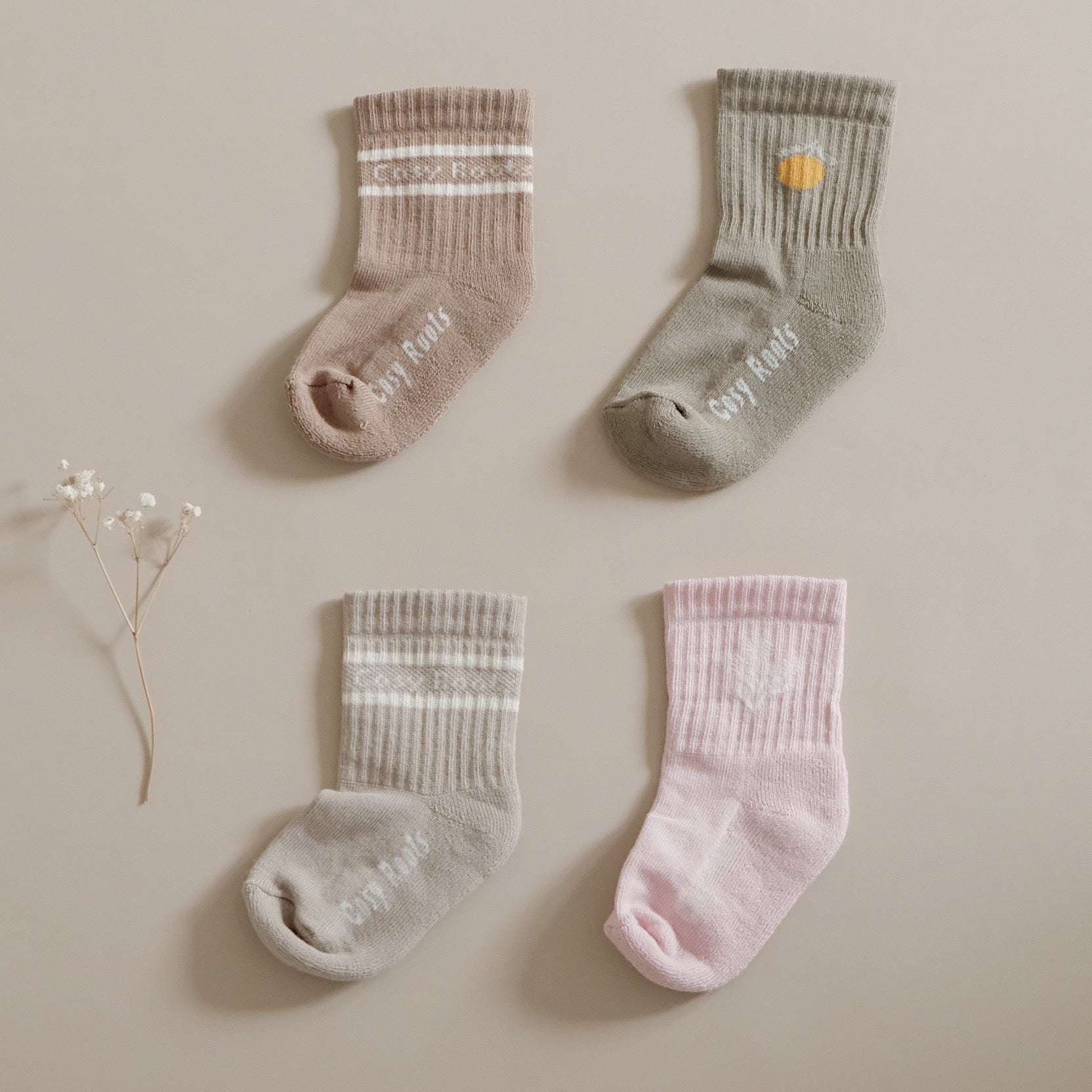 Organic Socks - Rose
