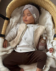 Organic Knit Headband - Caramel