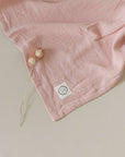 Organic Muslin Swaddle - Dusty Rose - 120x120cm - SALE