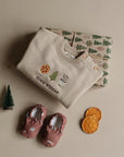 GOTS Organic Family Sweatshirt - Oatmilk - Cosy Winter