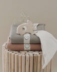 Organic Muslin Swaddle - Khaki - 120x120cm - S A L E