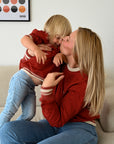 Family Sweatshirt - MUM - Vintage Red - SALE