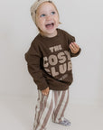 GOTS Organic Lounge Pants - Caramel Striped