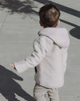 Organic Fleece Jacket - Taupe Melange