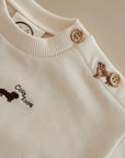 GOTS Organic Family Sweatshirt - Puppy Love