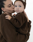 Organic Knit Pulli - MUM - Chocolate - REGULAR FIT
