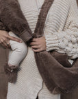 Organic Teddy Mum Bag - Mocha - SALE