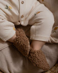 Vegan Shoes - Cosy Roots - Teddy Shoes - Chocolate