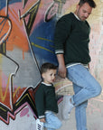 Family Sweatshirt - Vintage Green - SALE