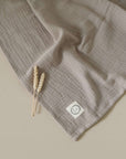 Organic Muslin Swaddle - Caramel - 120x120cm - SALE