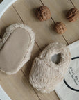 Organic Teddy Shoes - Cream - SALE