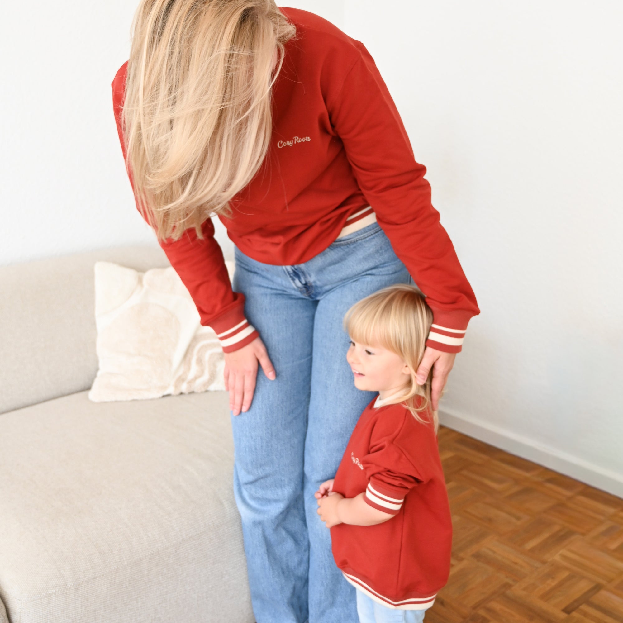 Family Sweatshirt - Vintage Red - SALE