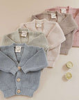 Organic Knit Cardigan - Seagrass - SALE
