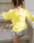 Sustainable UV Shirt - Bright Yellow (UV STANDARD 801)