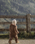 Organic Teddy Overall - Mocha - SALE