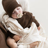 Organic Oversize Knit Pulli - Chocolate