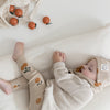 Organic Rib Leggings - Little Orange
