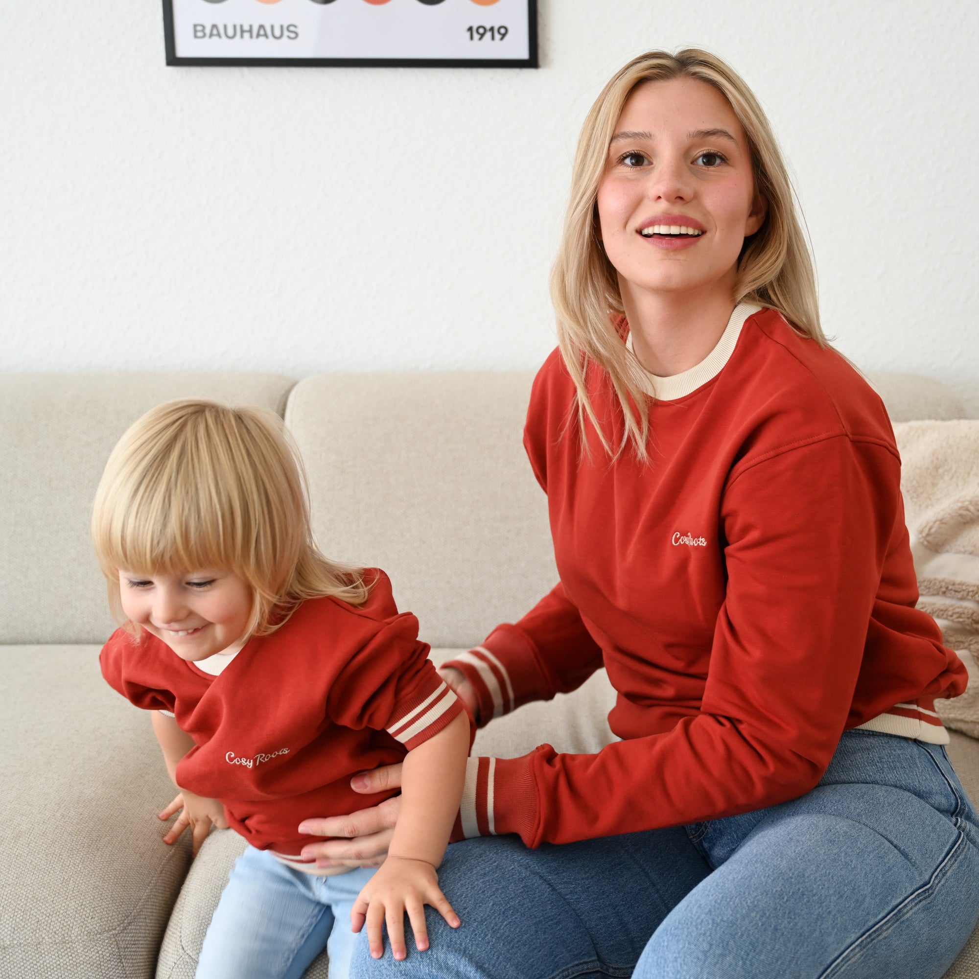 Family Sweatshirt - Vintage Red - SALE