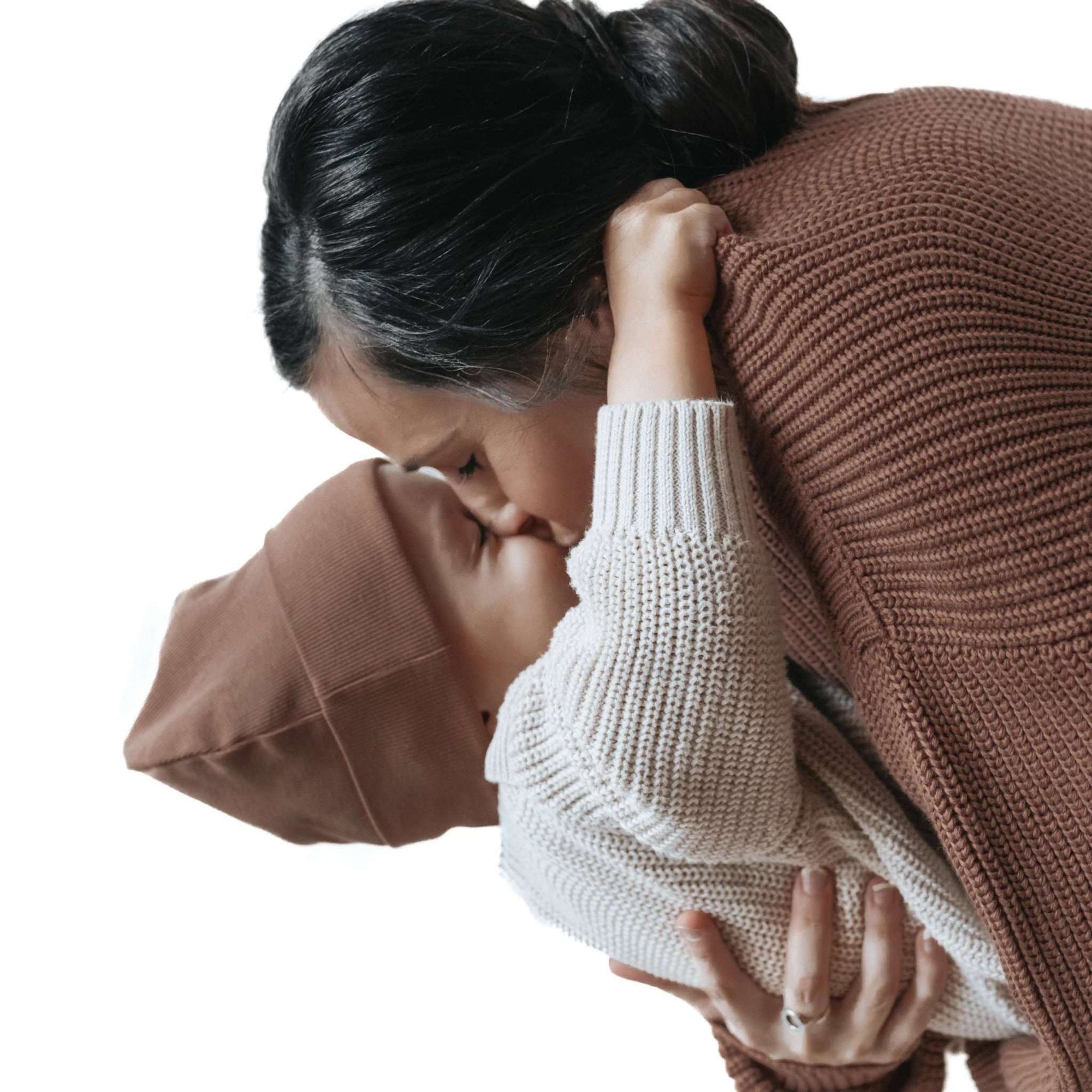 Organic Knit Pulli - MUM - Walnut - SALE - OVERSIZE FIT