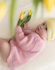 Organic Thin Knit Beanie - Lemon Tonic