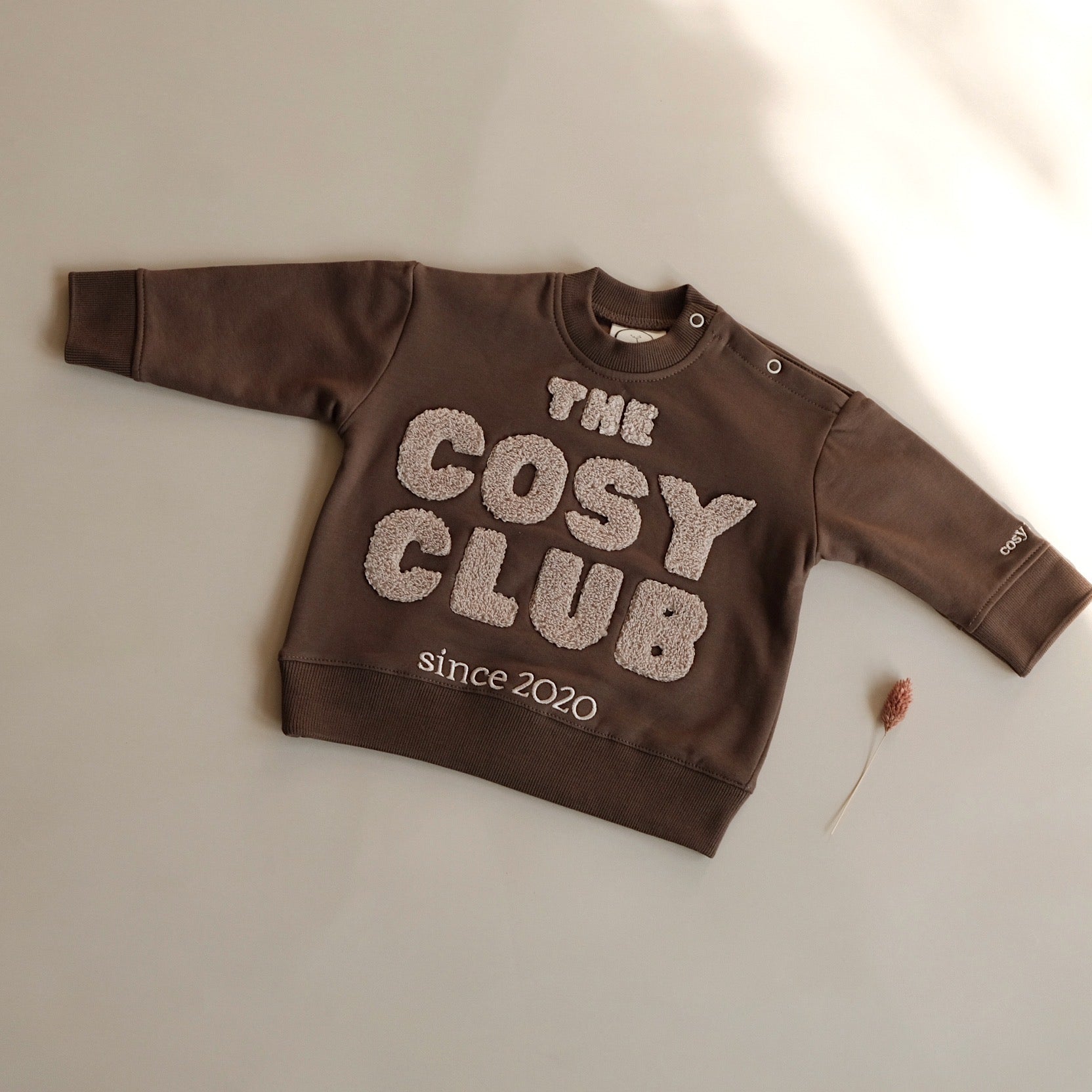 Family Sweatshirt - Chocolate Brown - The Cosy Club