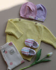 Organic Oversize Knit Pulli - Lemon Tonic