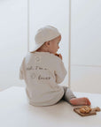 Organic Oversize Shirt - Sand Cookie Lover - SALE
