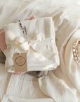 Organic Muslin Swaddle - Sand - 120x120cm - SALE