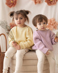 Organic Oversize Knit Pulli - Lemon Tonic