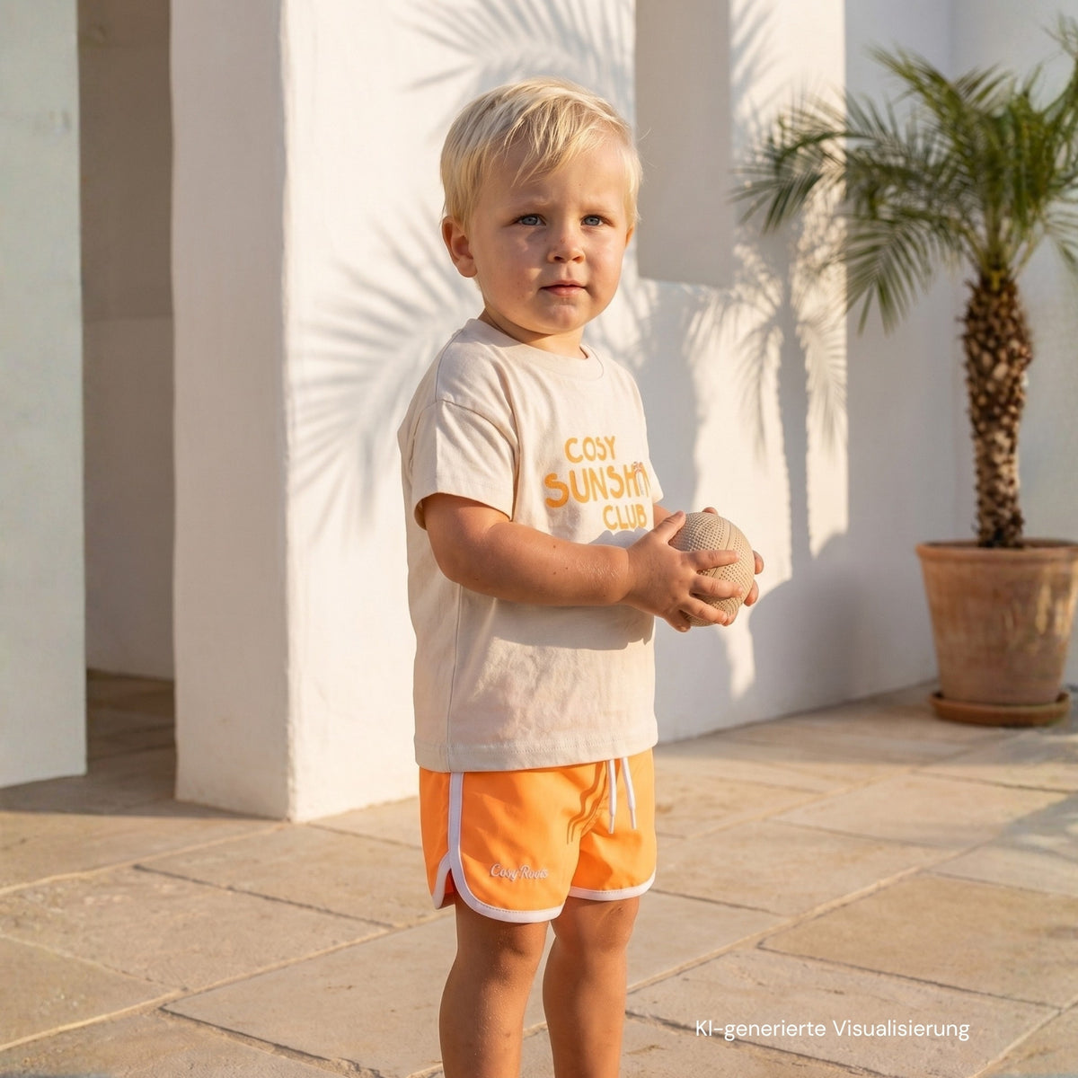 GOTS Organic Oversize Shirt - Cosy Sunshine Club