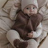 Organic Teddy Vest - Mocha - SALE