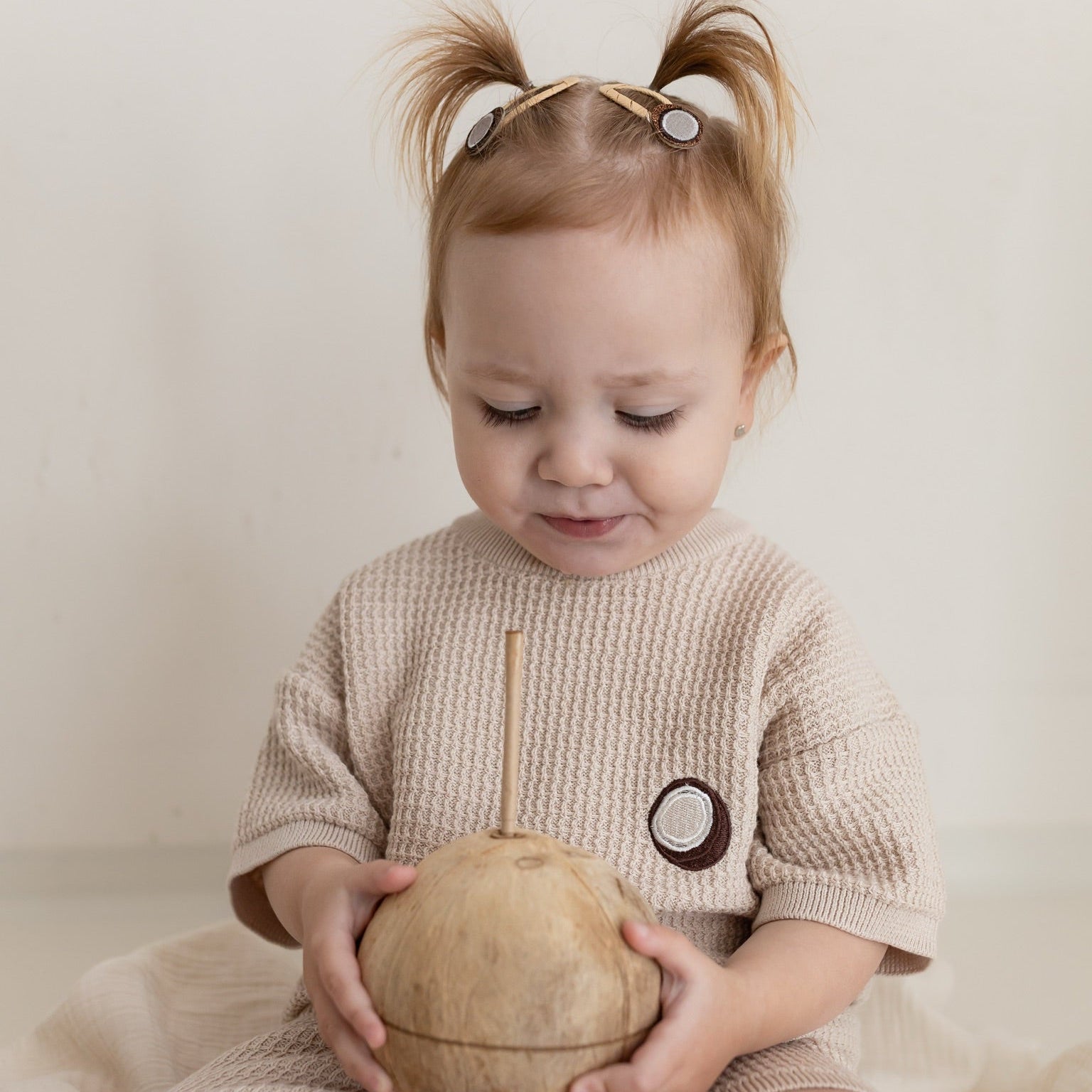 Organic Coconut Summer Knit Shirt - Sand