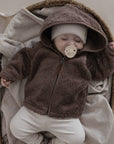 Organic Teddy Jacket - Mocha - SALE