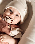 Organic Knit Dungarees - Dusty Rose - SALE