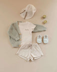 Organic Knit Cardigan - Seagrass - SALE