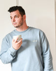 Family Sweatshirt - DAD - Dusty Blue - Forever Bonded