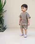 Organic Muslin Shorts - Caramel